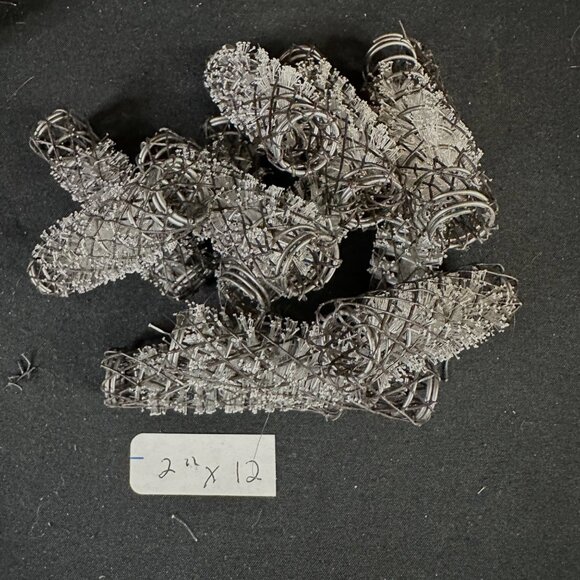 Vintage Lot 60 Wire Brush Mesh Bristle Hair Rollers Curler Metal Clips Perm Rods - Picture 6 of 12